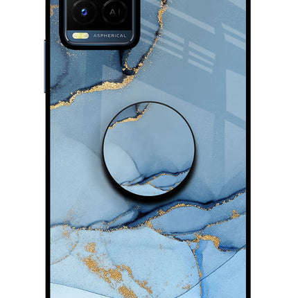 Blue Marble Vivo Y21/Y21s/Y33s Glass Case