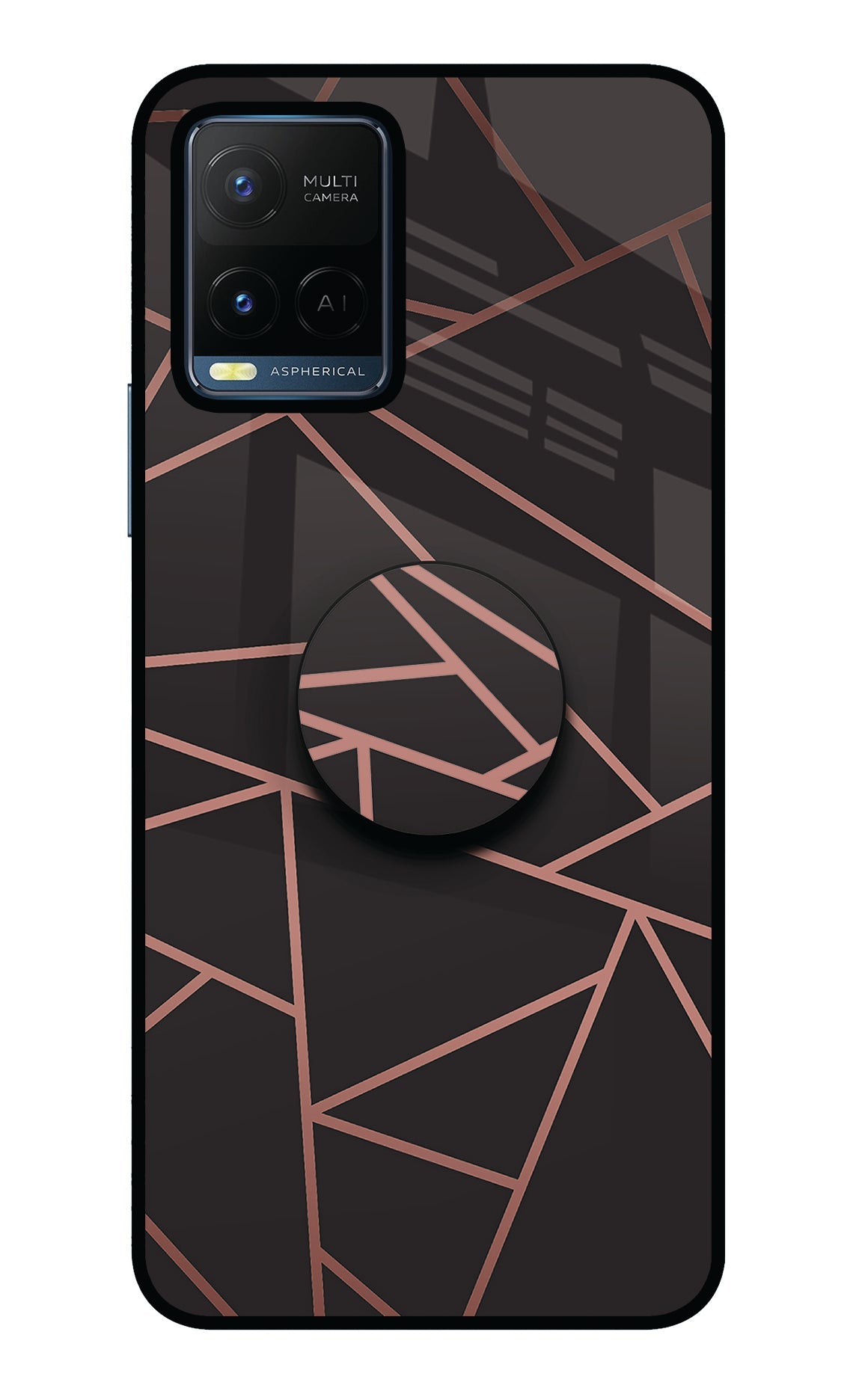 Geometric Pattern Vivo Y21/Y21s/Y33s Pop Case