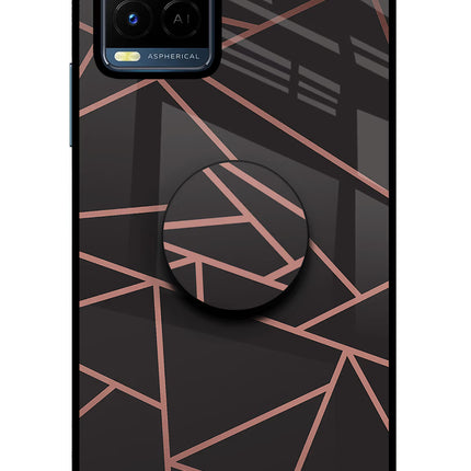 Geometric Pattern Vivo Y21/Y21s/Y33s Pop Case by Casekaro