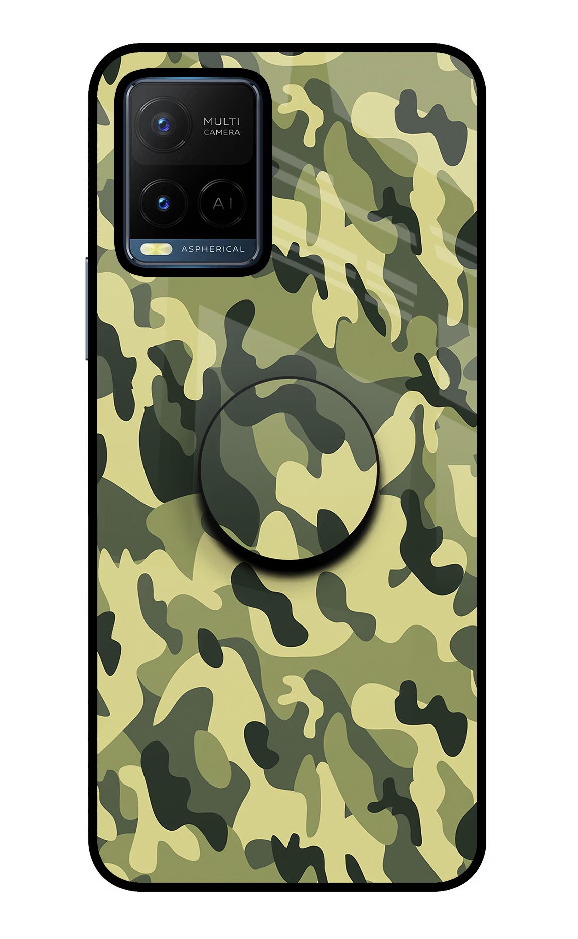 Camouflage Vivo Y21/Y21s/Y33s Pop Case by Casekaro
