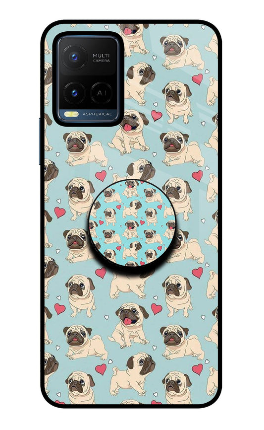 Pug Dog Vivo Y21/Y21s/Y33s Glass Case