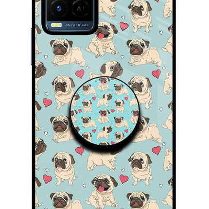 Pug Dog Vivo Y21/Y21s/Y33s Pop Case by Casekaro