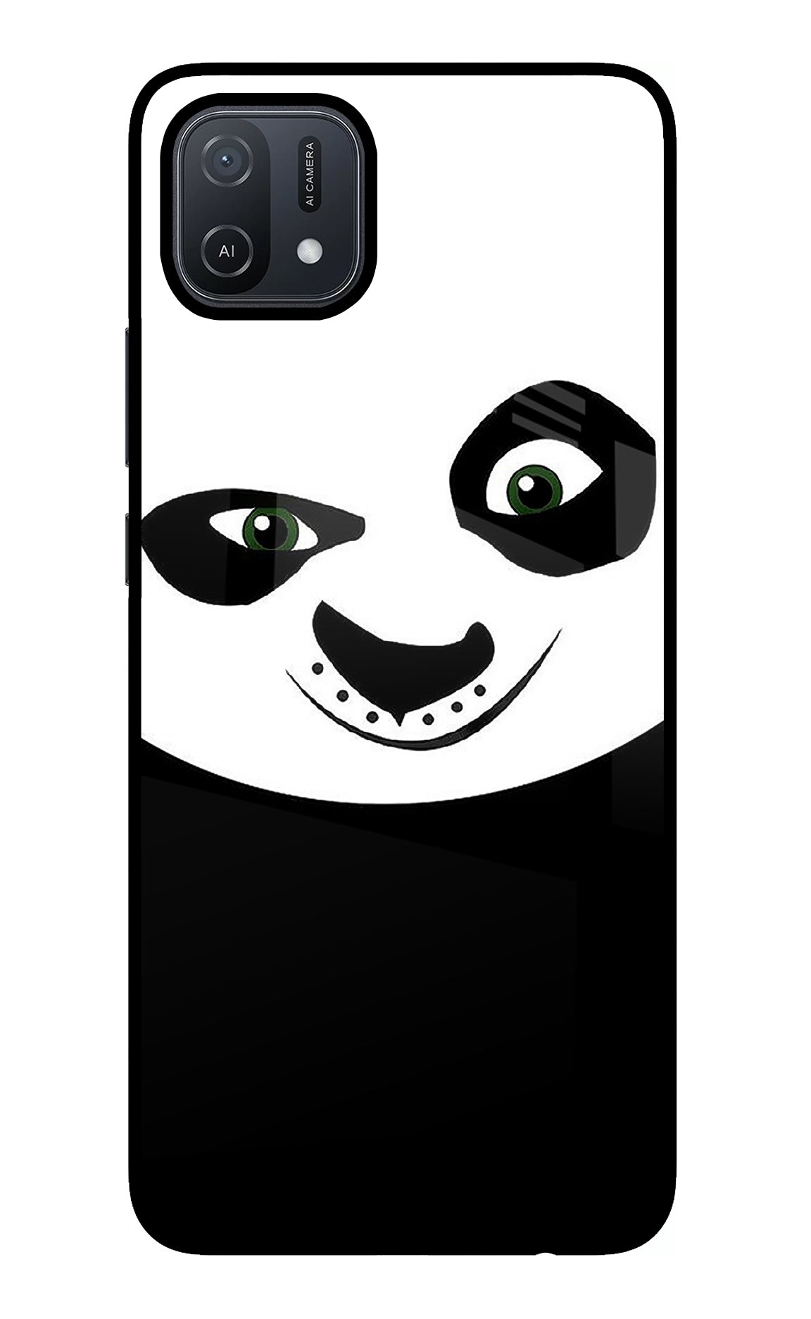 Panda Oppo A16 Glass Case