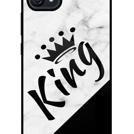 King Oppo A16 Glass Case Back Cover by Casekaro
