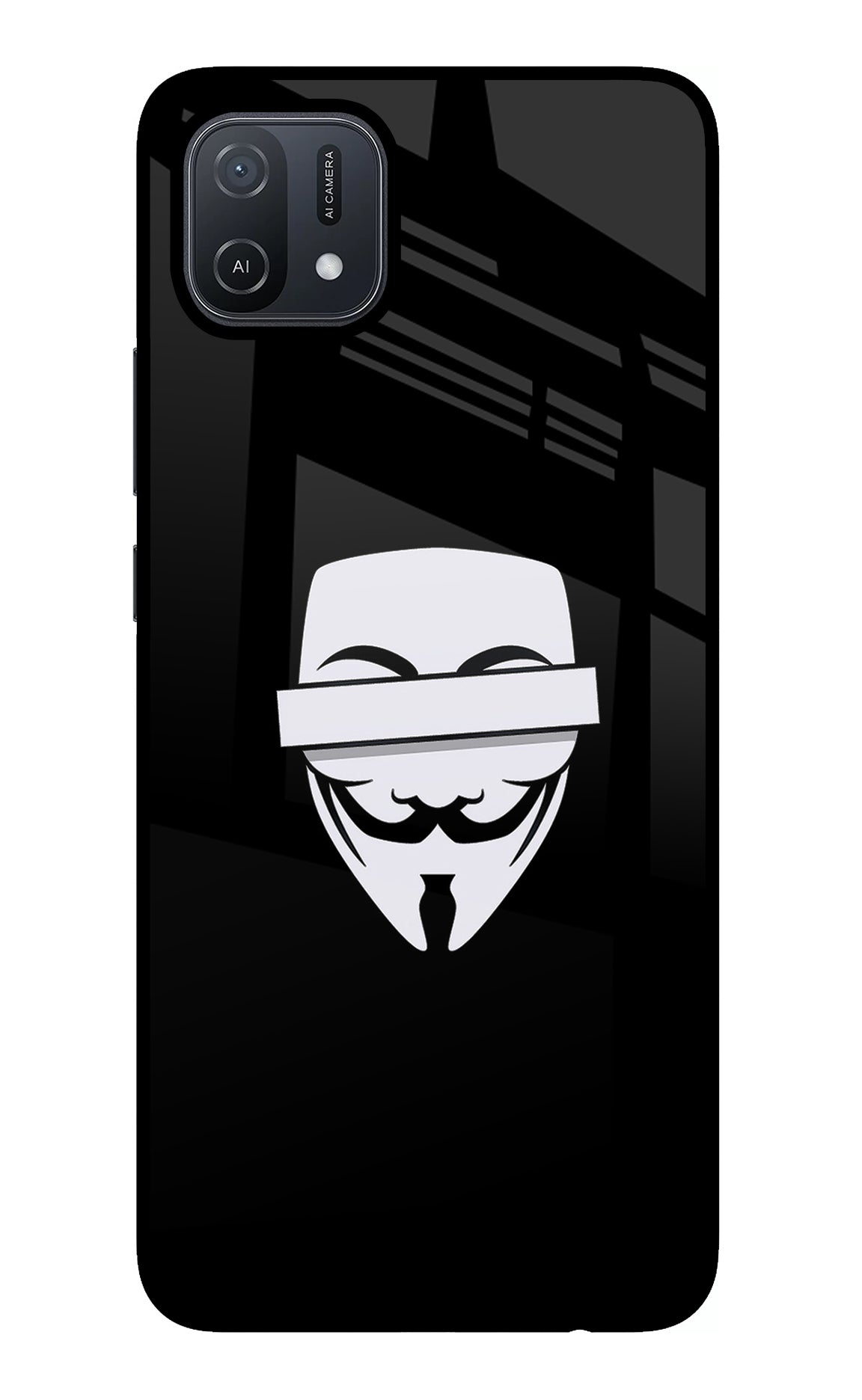 Anonymous Face Oppo A16 Back Cover