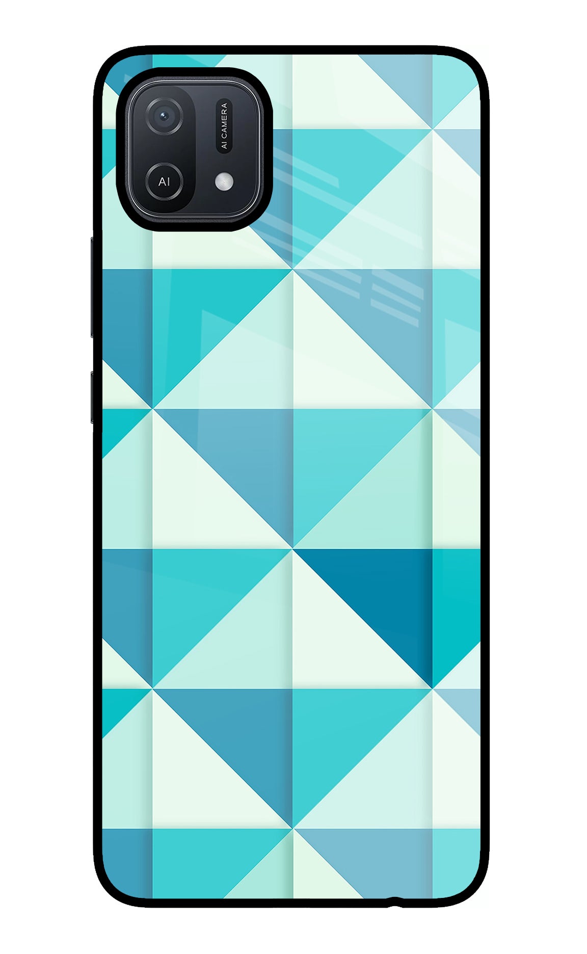 Abstract Oppo A16 Back Cover