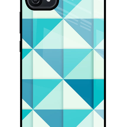 Abstract Oppo A16 Glass Case Back Cover by Casekaro