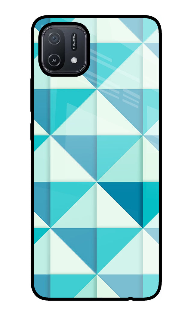 Abstract Oppo A16 Glass Case Back Cover by Casekaro
