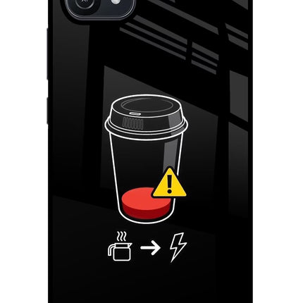 Coffee Oppo A16 Glass Case