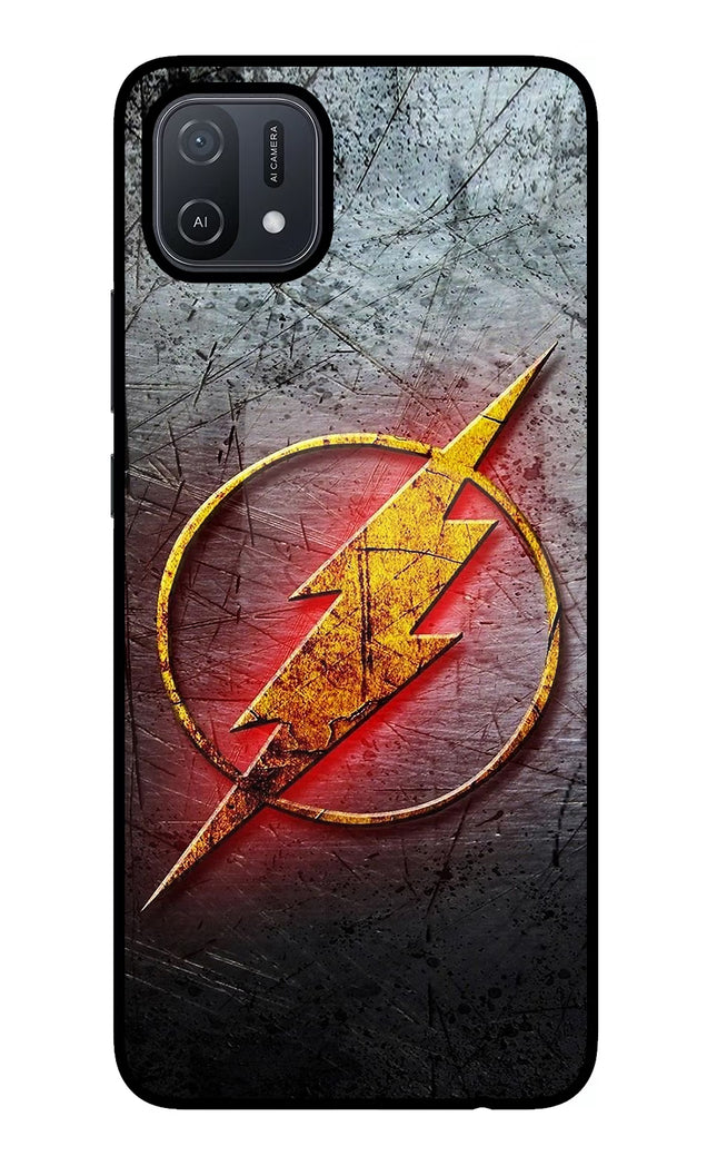 Flash Oppo A16 Glass Case Back Cover by Casekaro