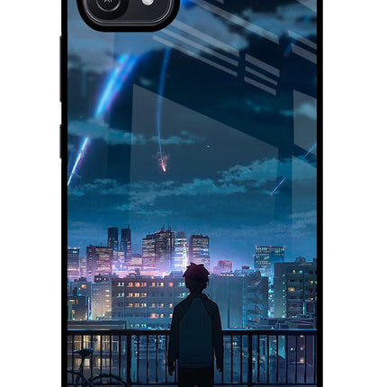 Anime Oppo A16 Glass Case Back Cover by Casekaro