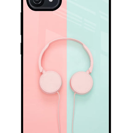 Music Lover Oppo A16 Glass Case Back Cover by Casekaro