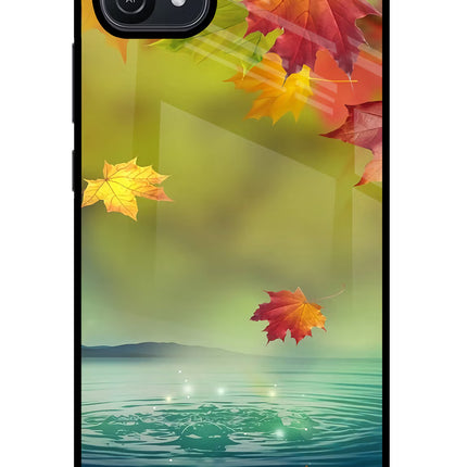 Flowers Oppo A16 Glass Case Back Cover by Casekaro