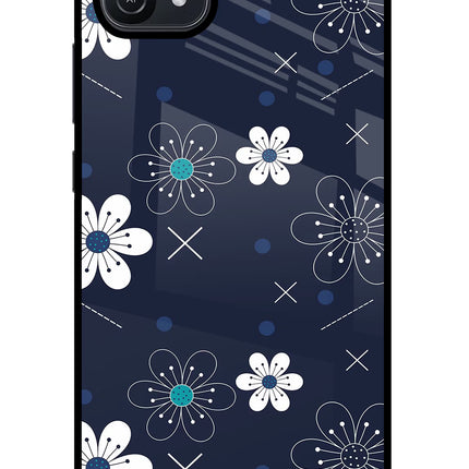 Flowers Oppo A16 Glass Case Back Cover by Casekaro