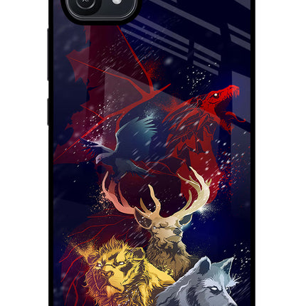 Game Of Thrones Oppo A16 Glass Case Back Cover by Casekaro