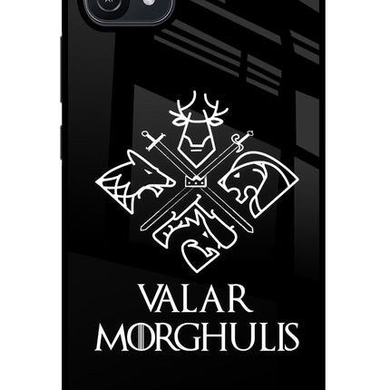 Valar Morghulis | Game Of Thrones Oppo A16 Glass Case Back Cover by Casekaro