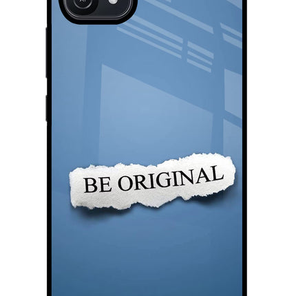Be Original Oppo A16 Glass Case Back Cover by Casekaro