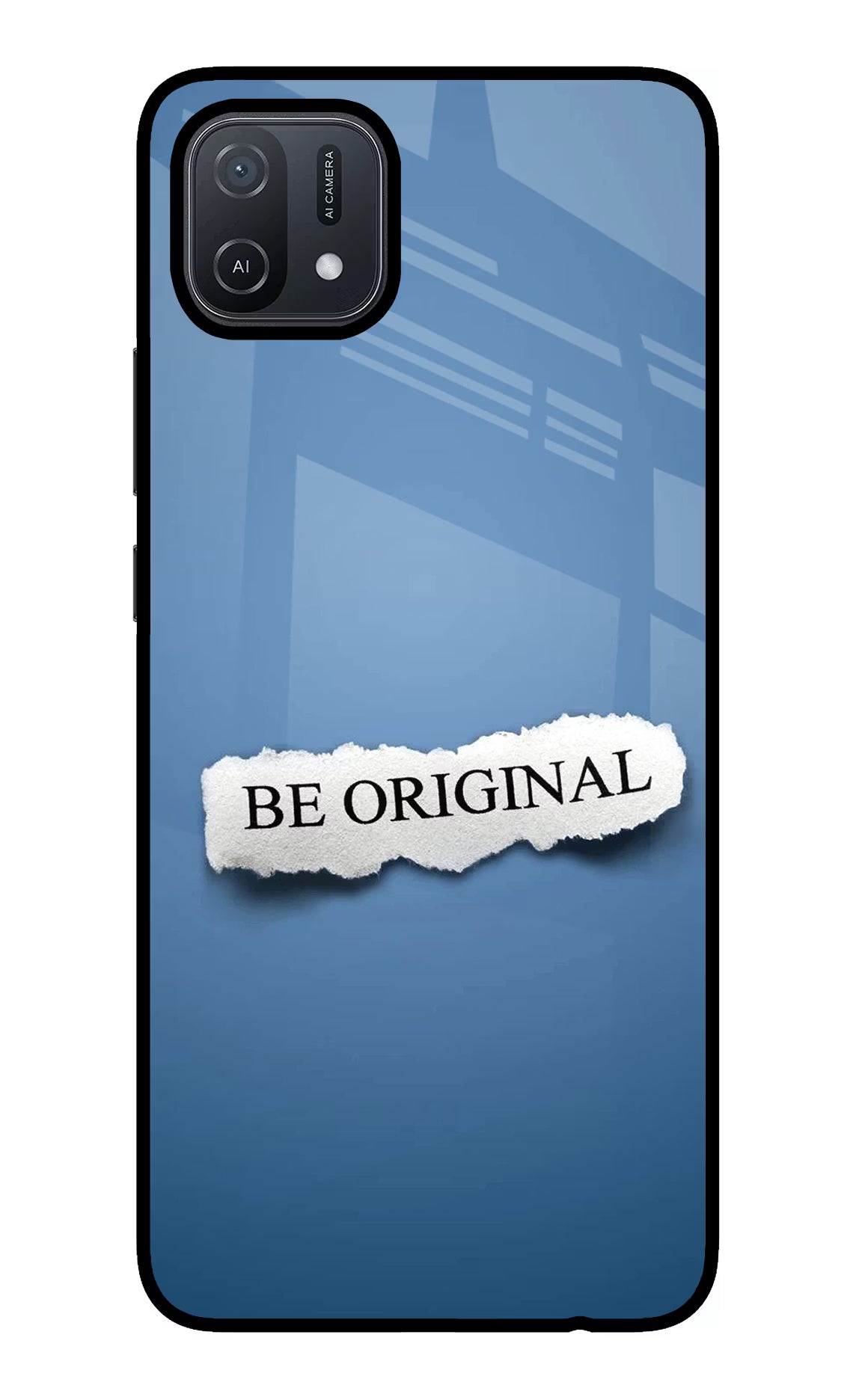 Be Original Oppo A16 Glass Case Back Cover by Casekaro