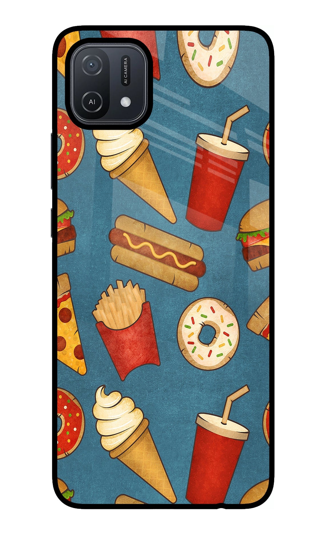 Foodie Oppo A16 Back Cover