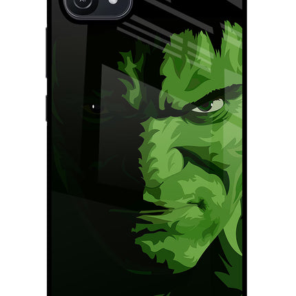 HULK Oppo A16 Glass Case Back Cover by Casekaro