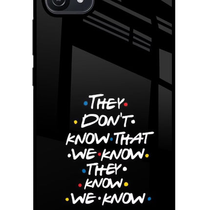 FRIENDS Dialogue Oppo A16 Glass Case Back Cover by Casekaro