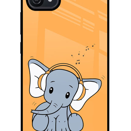 High On Music Oppo A16 Glass Case Back Cover by Casekaro