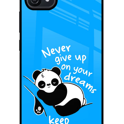 Keep Sleeping Oppo A16 Glass Case Back Cover by Casekaro