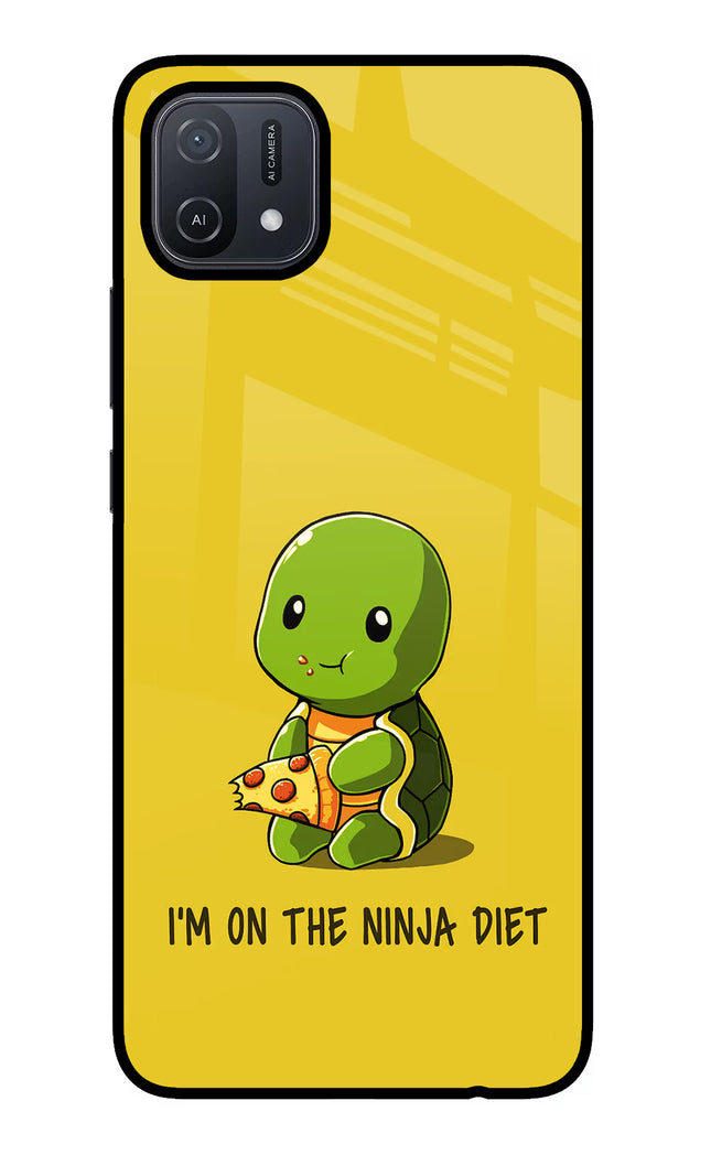 I'm on Ninja Diet Oppo A16 Glass Case Back Cover by Casekaro