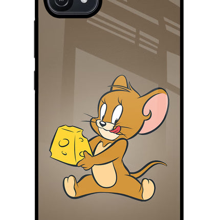 Jerry Oppo A16 Glass Case Back Cover by Casekaro