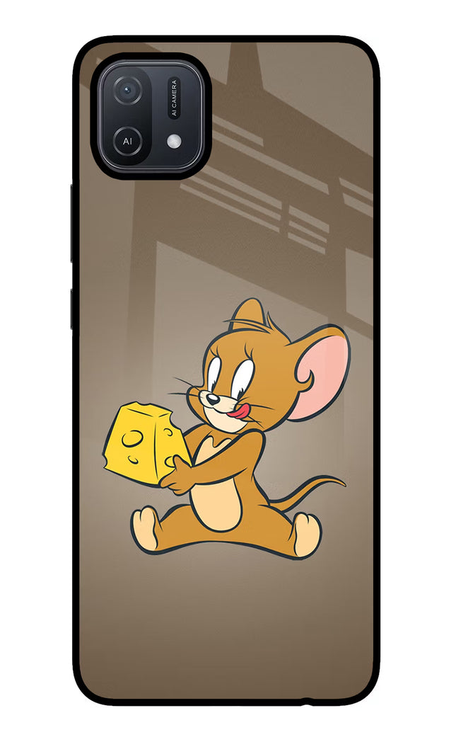 Jerry Oppo A16 Glass Case Back Cover by Casekaro