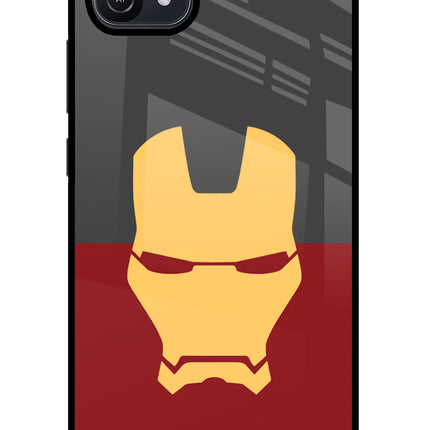 Ironman Oppo A16 Glass Case Back Cover by Casekaro