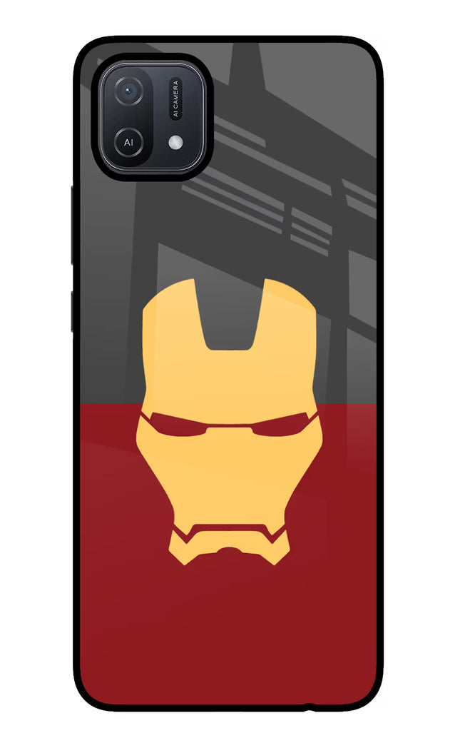 Ironman Oppo A16 Glass Case Back Cover by Casekaro