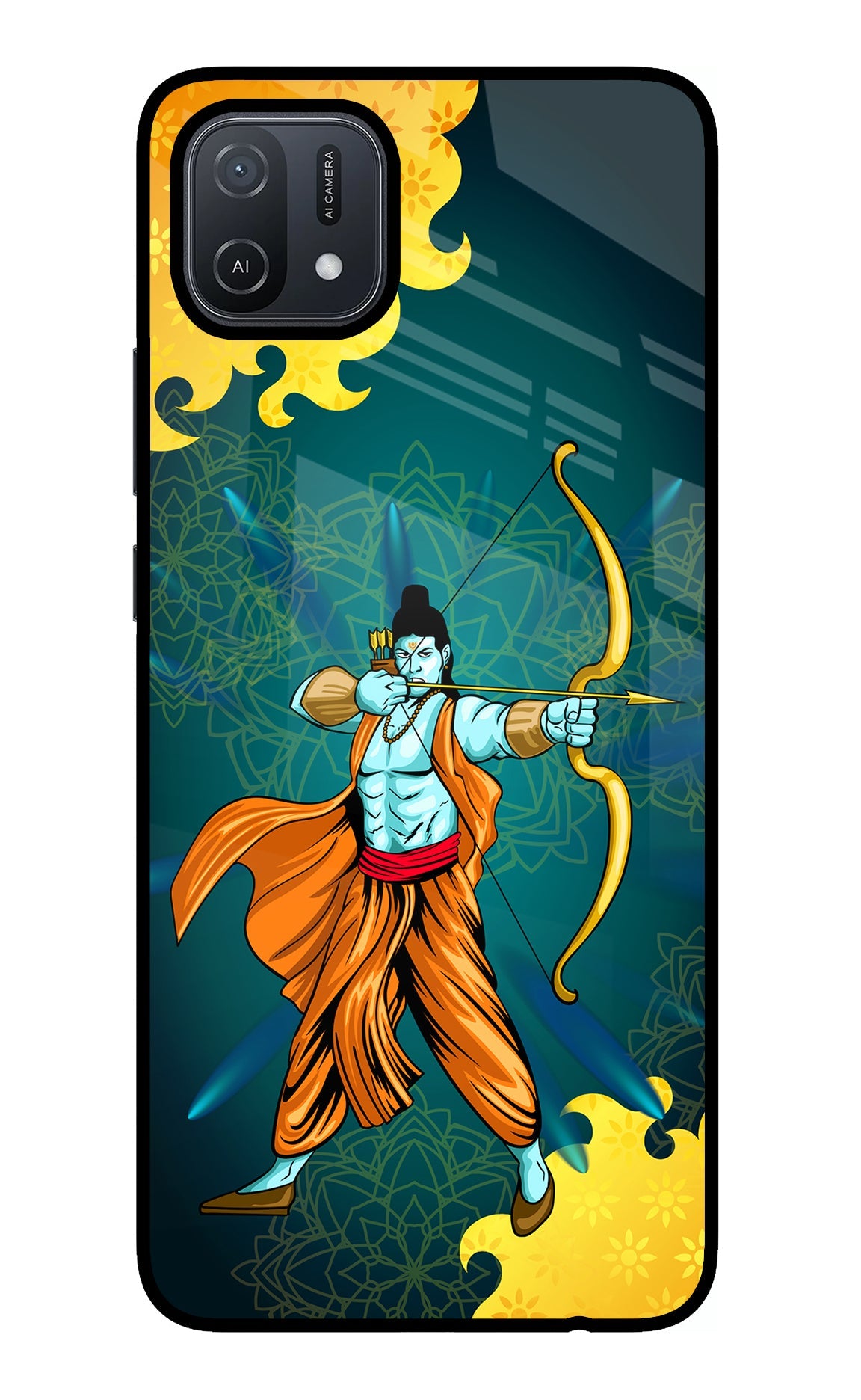 Lord Ram - 6 Oppo A16 Glass Case