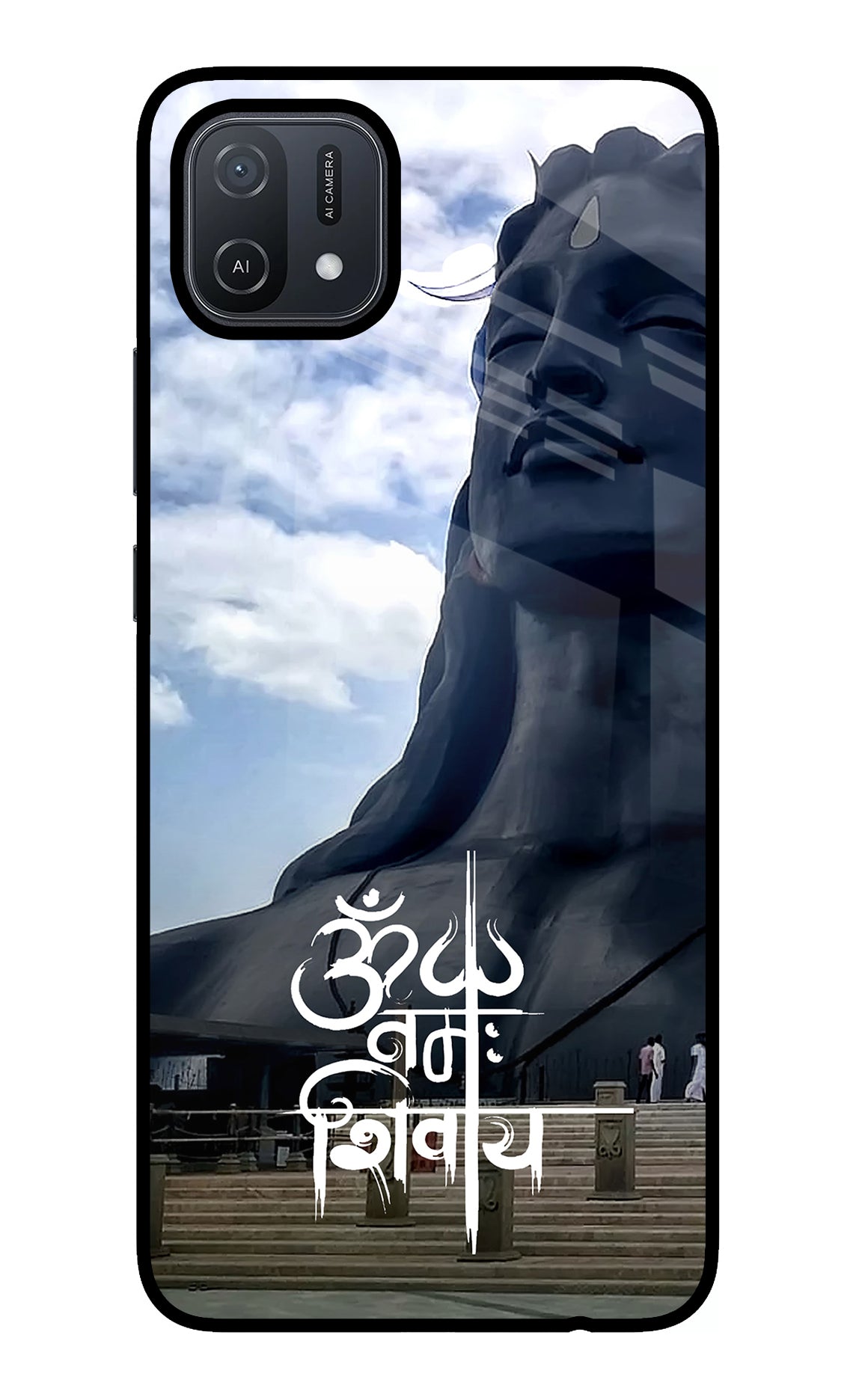 Om Namah Shivay Oppo A16 Glass Case