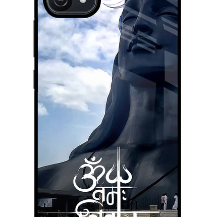 Om Namah Shivay Oppo A16 Glass Case Back Cover by Casekaro