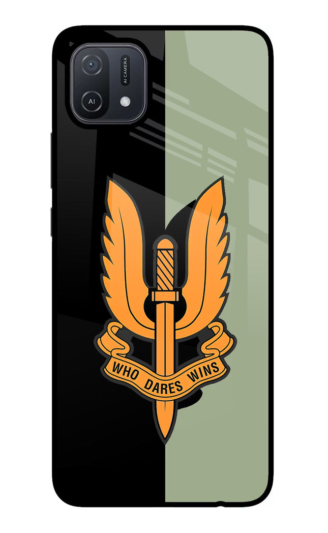 Balidan Logo Oppo A16 Glass Case Back Cover by Casekaro