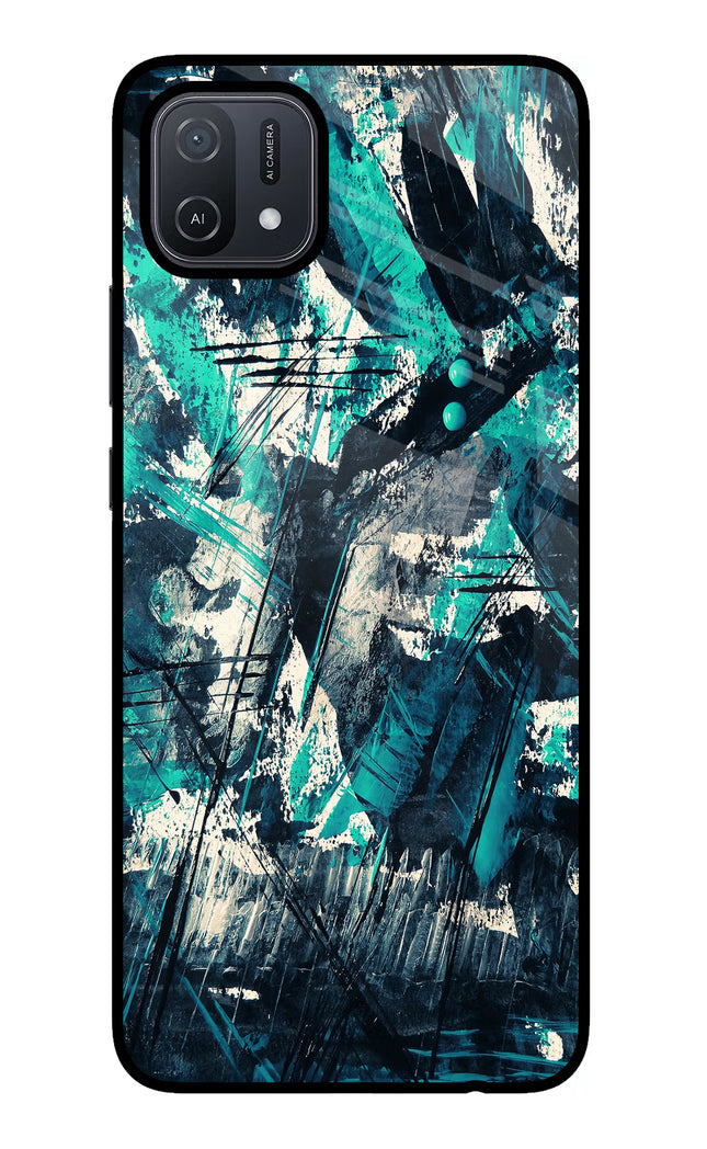 Artwork Oppo A16 Glass Case Back Cover by Casekaro