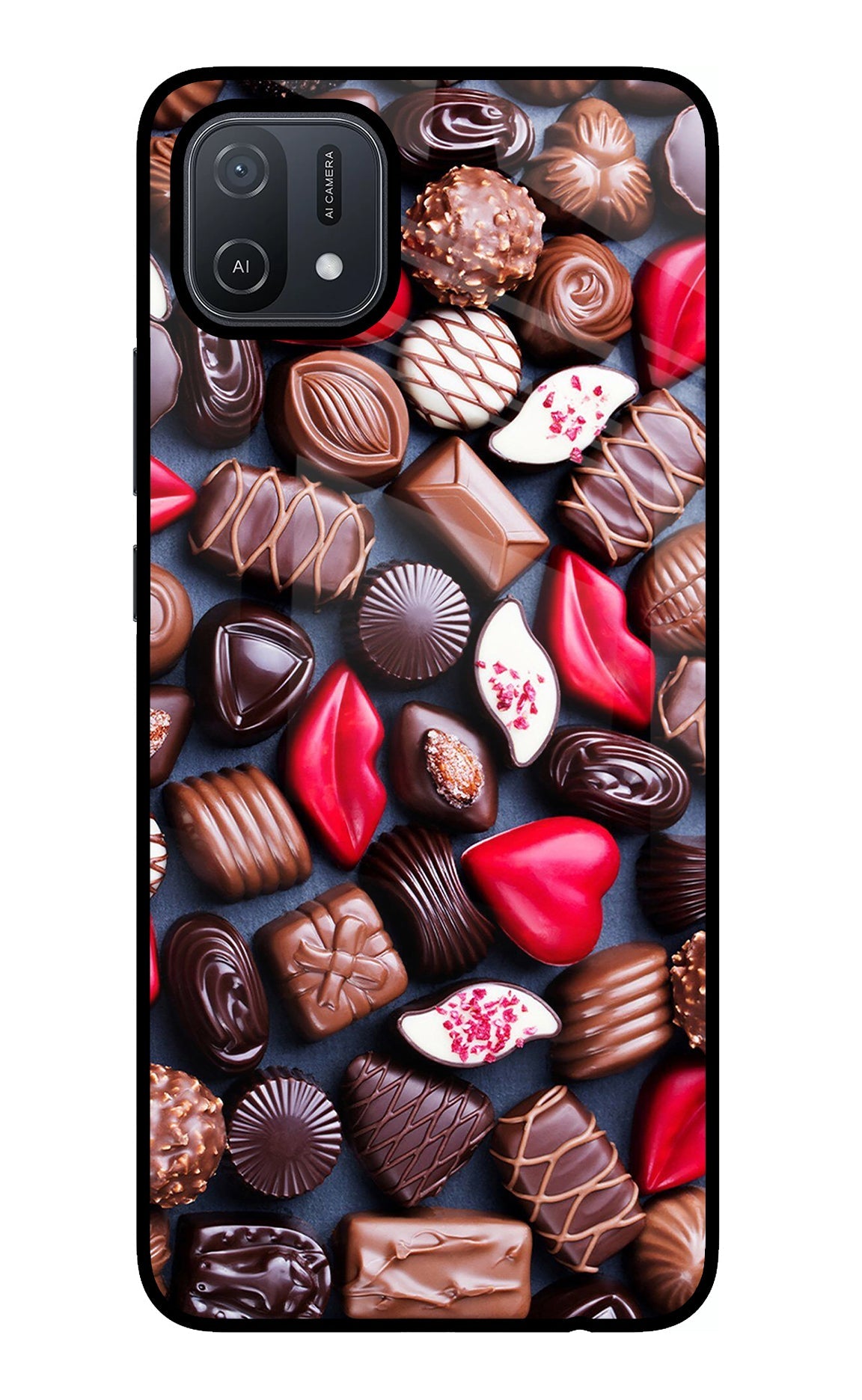 Chocolates Oppo A16 Back Cover