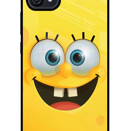 Sponge 1 Oppo A16 Glass Case Back Cover by Casekaro