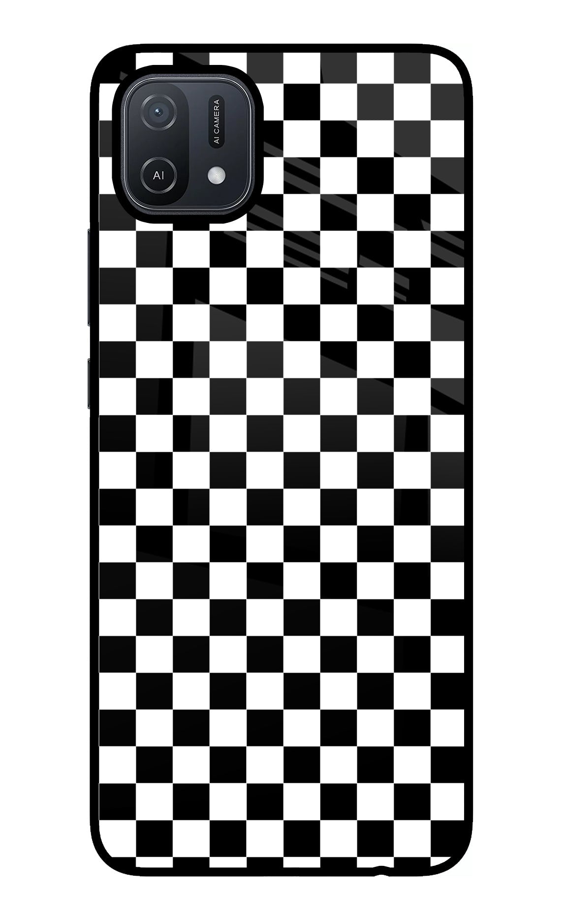 Chess Board Oppo A16 Glass Case