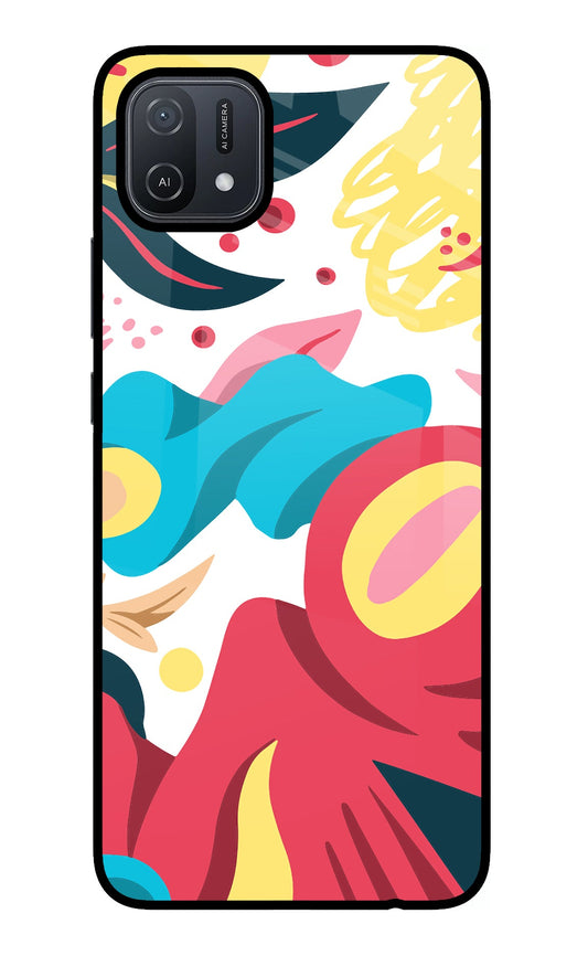 Trippy Art Oppo A16 Glass Case