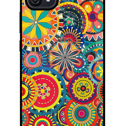 Gol Gol Art Oppo A16 Glass Case Back Cover by Casekaro