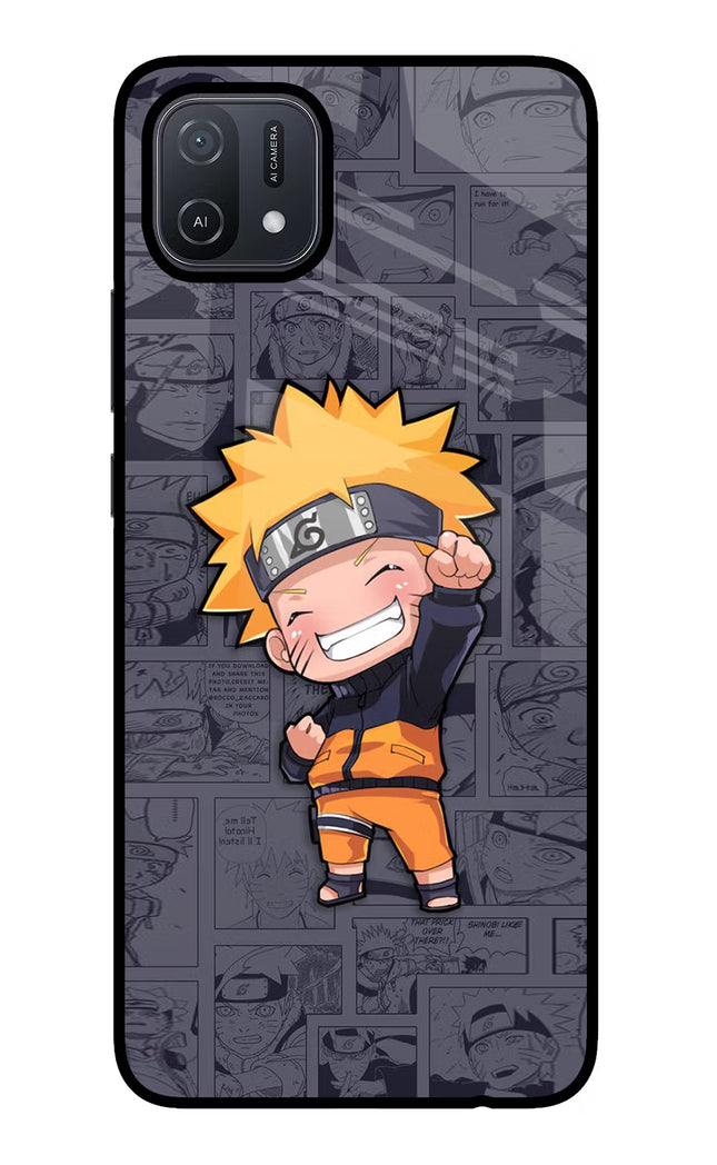 Chota Naruto Oppo A16 Glass Case Back Cover by Casekaro