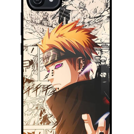 Pain Anime Oppo A16 Glass Case Back Cover by Casekaro