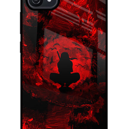 Itachi Uchiha Oppo A16 Glass Case Back Cover by Casekaro