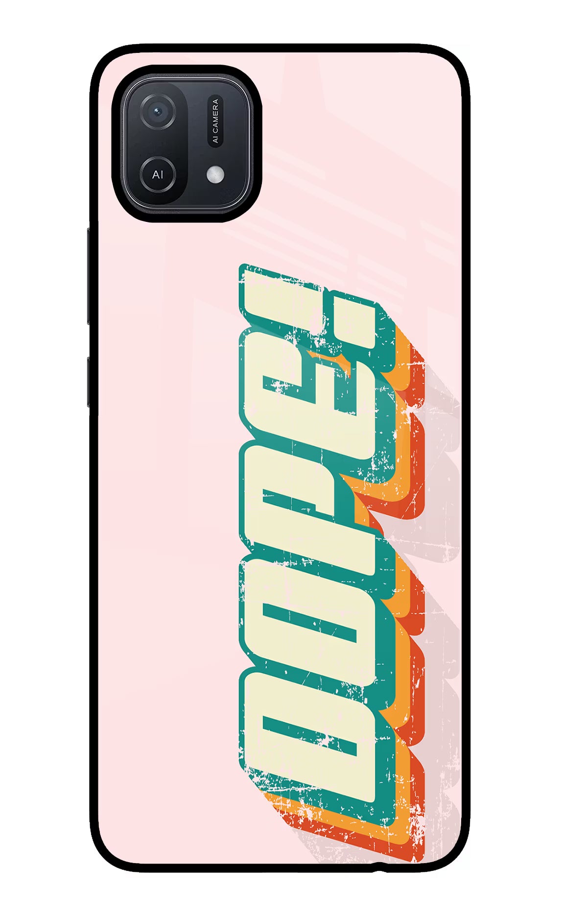 Dope Oppo A16 Glass Case Back Cover by Casekaro