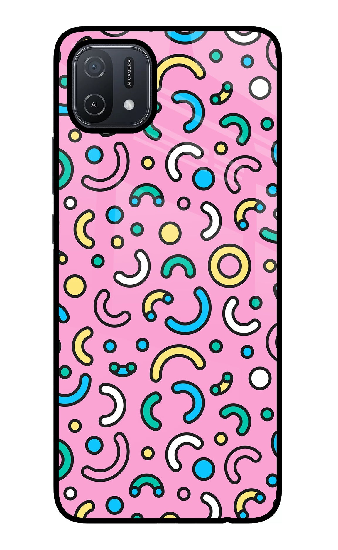 Memphis Design Oppo A16 Back Cover