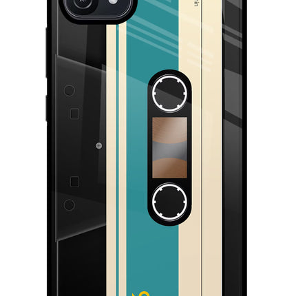 Cassette Oppo A16 Glass Case Back Cover by Casekaro