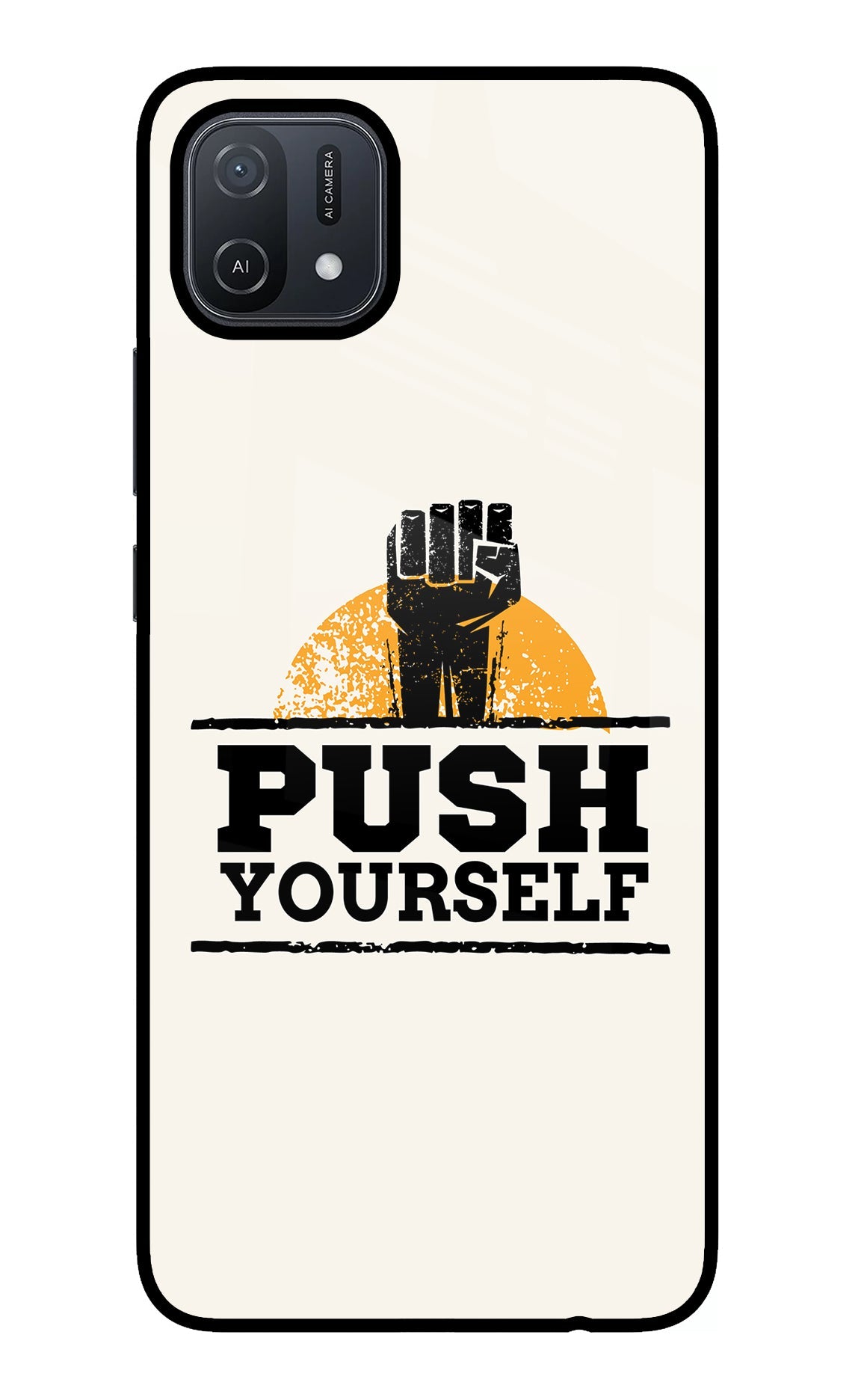 Push Yourself Oppo A16 Back Cover