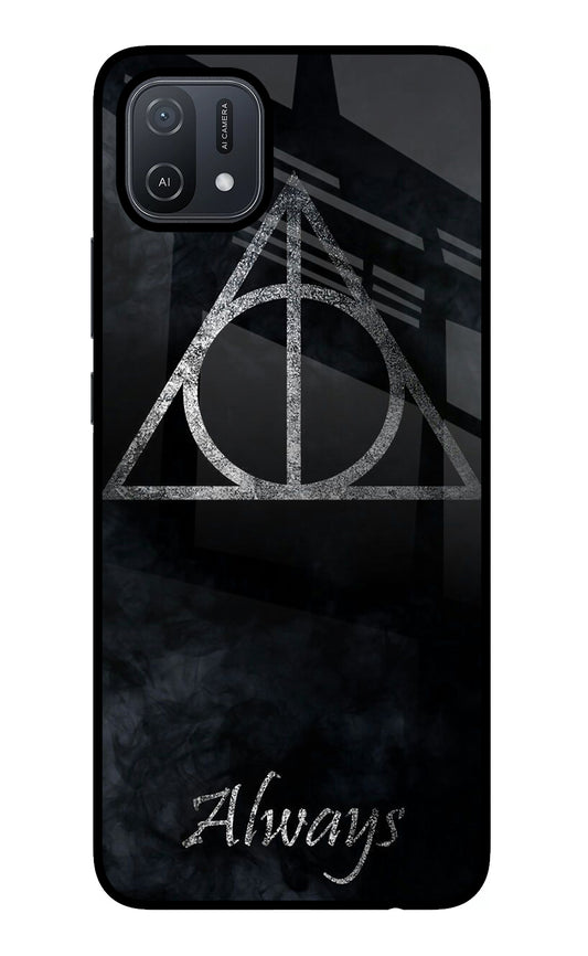 Deathly Hallows Oppo A16 Glass Case